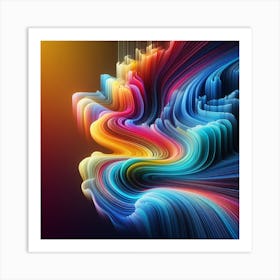 Abstract Abstract Background Art Print