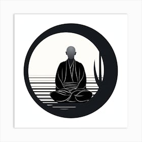 Buddha In Meditation Art Print