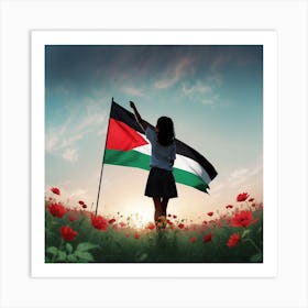 Palestine Flag Art Print