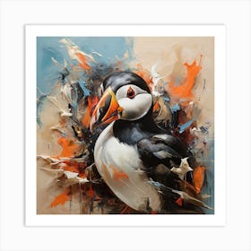 Bird Puffin 4 Art Print