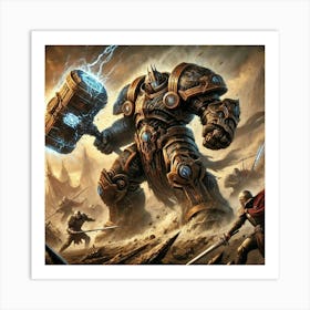 General Torvag Lithen Unyielding Defense Art Print