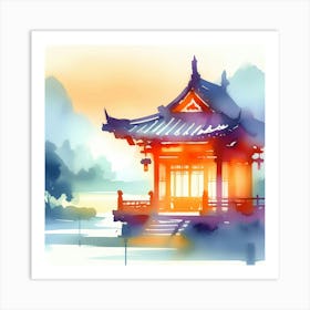 Chinese Pagoda 15 Art Print