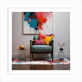 Splatter Painting 1 Art Print