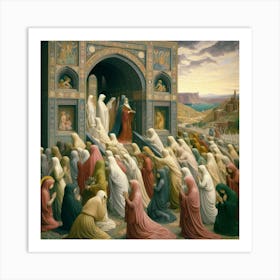 Throne Of Jesus Art Print