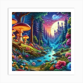 Fairytale Forest 8 Art Print