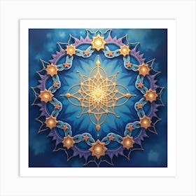 Mandala arab Art Print