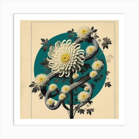 Japanese chrysanthemum Art Print