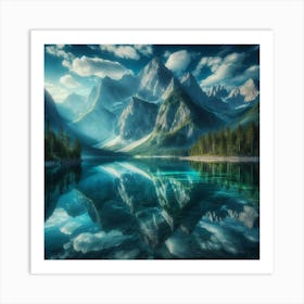 Mountain Landscape 51 Poster