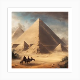 amazing pyramids Art Print