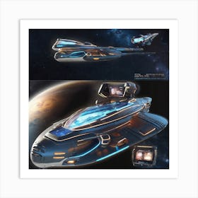 Spaceship Concept Art Print