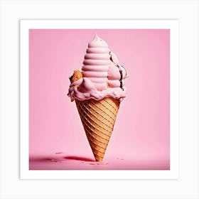 Ice Cream Cone Art Print