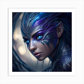 Elven Beauty Art Print