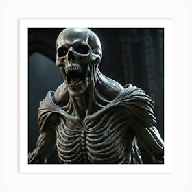 Skeleton 3 Art Print