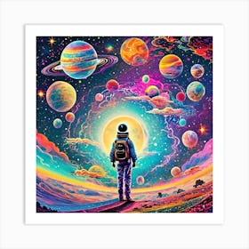 Space Walk Art Print