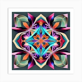 Paper Mandala Art Print