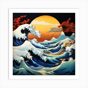 Great Wave Off Kanagawa 2 Art Print