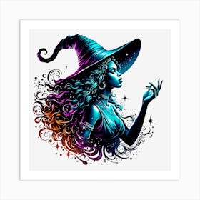 Witch Tee Art Print