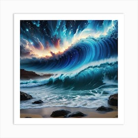 Ocean Wave 3 Art Print