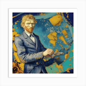 Dreamshaper V6 Van Gogh Thumbnail For Tiktok 1 Art Print