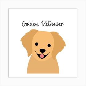 Golden Retriever Art Print