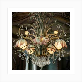 Tulip Chandelier Art Print