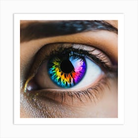 Rainbow Eye 2 Art Print