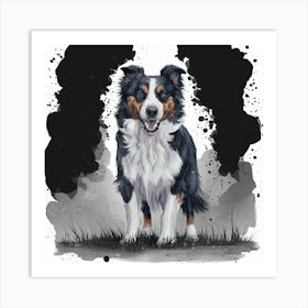 Australian Shepherd 3 Art Print