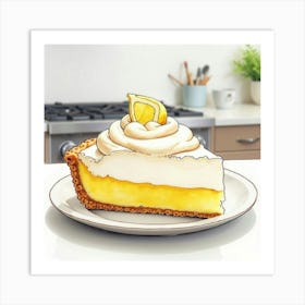 Lemon Pie Art Print