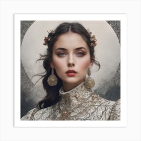 Victorian Beauty Art Print