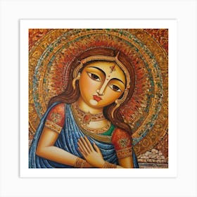 Hindu Goddess Art Print