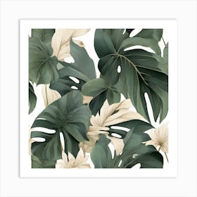 Palm leaf 6 Art Print