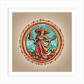 Mexican Woman 16 Art Print