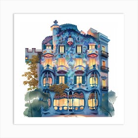 Barcelona 1 Art Print