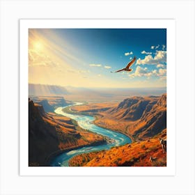 Oklahoma River Art Print