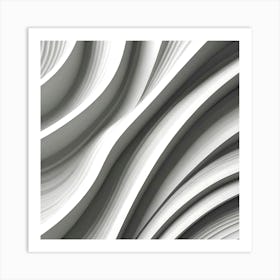 Abstract Wavy Pattern 1 Art Print