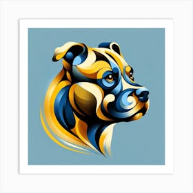 Staffordshire Bull Terrier 02 Art Print