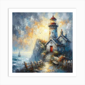 Lighthouse 2 Art Print