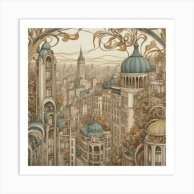 Cityscape 25 Art Print