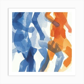 Runner'S Race 6 Art Print