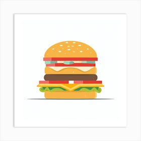 American Burger (23) Art Print