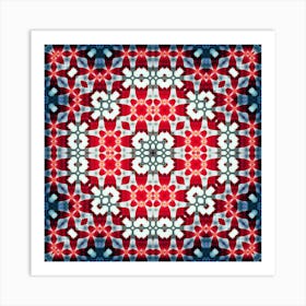 Red White And Blue Art Print