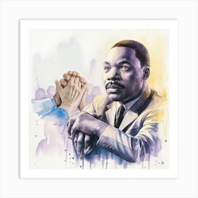 Martin Luther King Jr. 33 Art Print