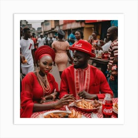 Nigerian Wedding Art Print