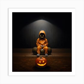 Jack O Lantern 1 Art Print