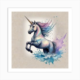 Unicorn Painting Art Print