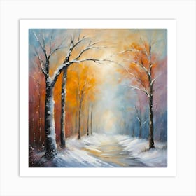 Beginning Of Winter Art Print