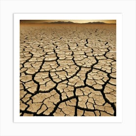 Arid Landscape 3 Art Print