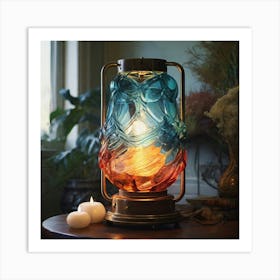 Glass Lantern Art Print