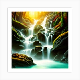 Nature Falling Art Print