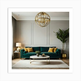 Modern Living Room 103 Art Print